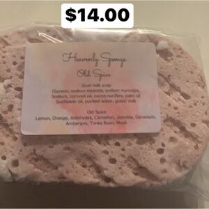 Old Spice Goat Milk Soap with Sponge